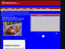 Tablet Screenshot of fastluxurycars.com